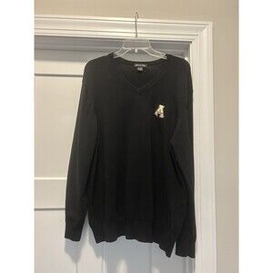 Antigua Appalachian State Men's V-neck Embroidered Pullover Sweater Size XL ASU